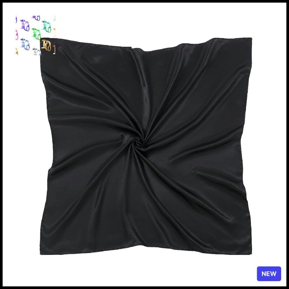 Large Satin Square Scarf Silk-Like Elegant Chic Versatile Head Neck Wrap